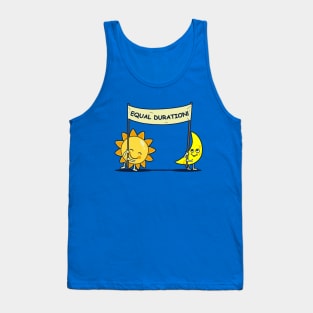 Cute Sun and Moon Equinox Tank Top